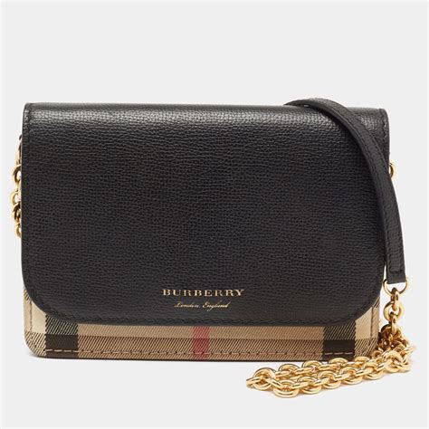 burberry brit check canvas crossbody bag black|Burberry handbags farfetch.